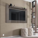 Painel 135cm Para Tv Até 50 Polegadas Safira  Cinza Pérola