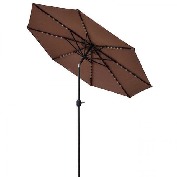 Ombrelone Octagonal Acionamento A Manivela 248cmx270cm Aruba  Fendi