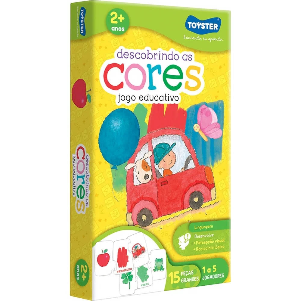 Jogo Pedagógico Descobrindo As Cores Toyster