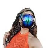 Óculos De Sol Faciais Visor Dan &amp; Dre Full Face Cover Uv400