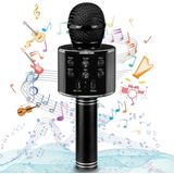 Ranphykx Bluetooth Karaoke Microfone Sem Fio Para Crianças, Aniversário Mais Quente Apresenta Brinquedos Para 9 10 11 12 Anos Meninas De Idade (preto