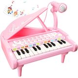 Brinquedo De Teclado Love&mini Piano Para Crianças, Bebês Brinquedos Aprendendo Brinquedo Musical Educação Para 12 3 4 Anos Meninas Primeiros Present