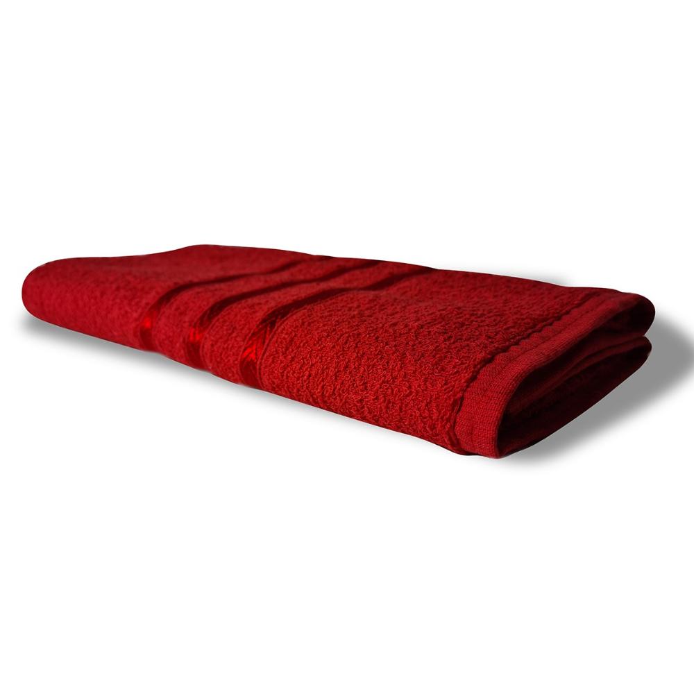 Toalha De Banho Grande Viena 230g/m² 100% Algodão 70x125cm - Vermelho