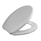 Assento Oval em Polipropileno para Louça Prime Tupan Cinza