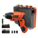 Parafusadeira À Bateria 4,8v Com Kit 16 Peças E Maleta Kc4815k Black+decker