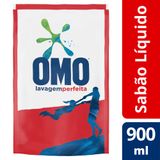 Sabão Líquido Omo Lavagem Perfeita 900ml Refil Econômico