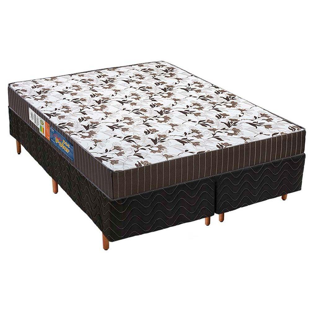 Colchao Polar D33 Class Perola Preto Cama Box 158x198