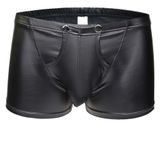 Cuecas Boxer De Couro Sintético Tesoon Para Homens