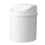 Lata De Lixo Haofy Desktop Countertop Lixeira Branca 150ml