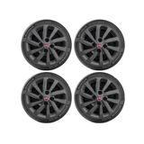 4x Calota Fiat Nova Strada 2021 Aro 14 Grafite 167ca
