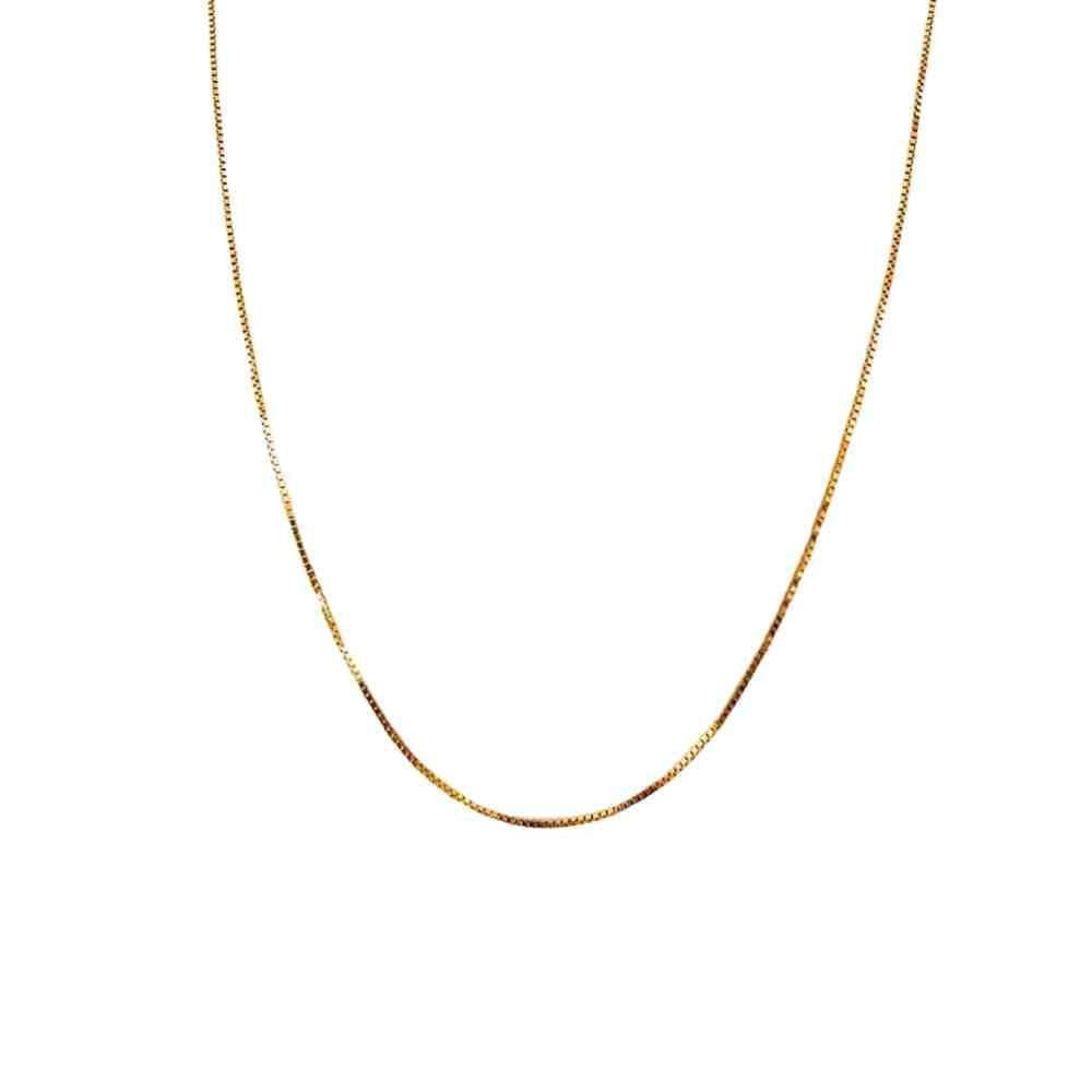 Cordão Veneziano De Ouro 18k Dourado 40cm Garantia Vitalícia