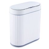 Lata De Lixo Elpheco 9.5l Sensor Impermeável De 2,5 Galões Branco