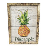 Quadro Decoração Abacaxi Pineapple 20x15cm