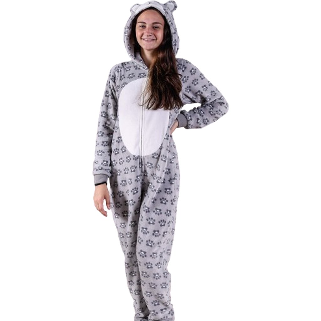 Pijama Macacão Plush Adulto Feminino Quentinho E Divertido