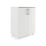 Balcao Multiuso Denver 2 Portas Branco Brilho Fiorello