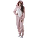 Pijama Macacão Plush Adulto Com Capuz