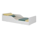 Cama Infantil Montessoriana Para Colchão 70x150cm 100% Mdf Suspiro Multimóveis Bb2379 Branco