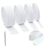 Faixa De Costura Elástica Dhaiqc Branca 4 Rolos 0,4/0,6/2,5/3,8 Cm