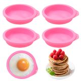 Moldes Para Ovos Para Fritadeira De Ar Comprimido Yinarong, Silicone Antiaderente, 4 Unidades
