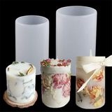 Molde De Vela Tian Cylinder Silicone Para Fabricação De Velas
