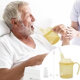 Copo De Bebida Vophia Para Adultos Com Deficiência 350 Ml Amarelo