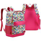 Mochila Disney Feminina Grande 43cm Rosa 16l