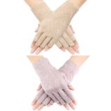 Luvas Sunblock Fingerless Maxdot Para Mulheres, 2 Pares