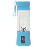 Mini Liquidificador Portátil Shake Juice Cup E Cabo Usb Azul