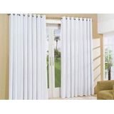 Cortina Janela Corta Luz Blackout 280x250 Branca Admirare