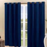 Cortina Blackout Pvc Corta 100% A Luz 2,80x2,30 Azul Marinho