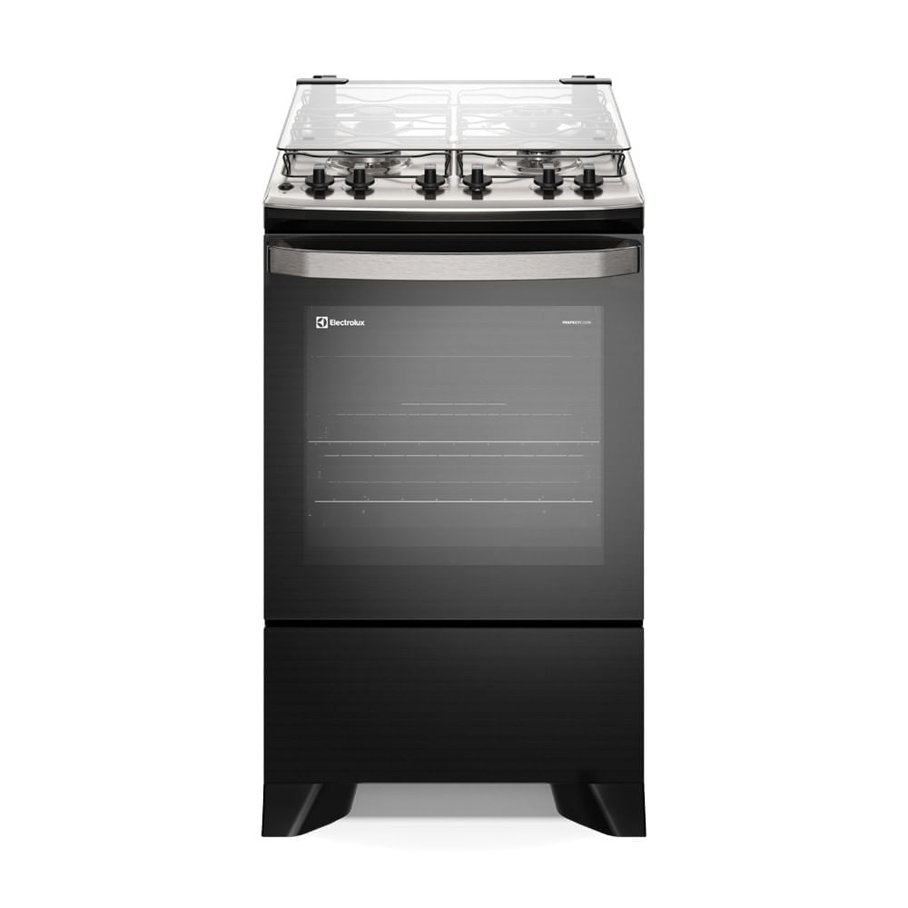 Fogão 4 Bocas Electrolux Preto Experience Com Mesa Inox, Timer E Tripla Chama (fe4tp) Bivolt