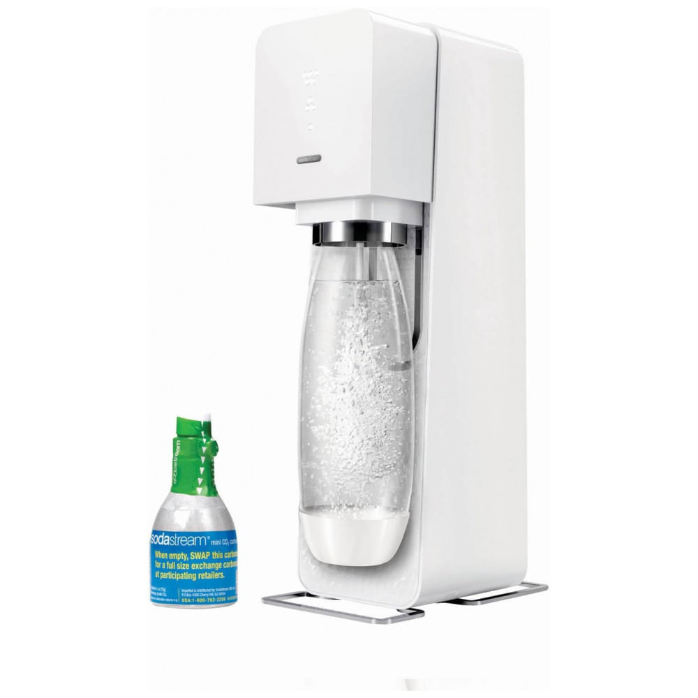 Máquina Para Gaseificar Água Com Carbonatador Sodastream, Branca