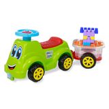 Carrinho de Bebê Maral Baby Ride Com Trailer Colorido