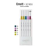 Caneta Uniball Emott 0.4mm c/05 cores n.08