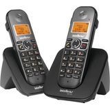TELEFONE SEM FIO + RAMAL ID C/ ENTRADA PARA FONE DE OUVIDO TS 5122 PRETO 4125122