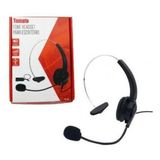 Fone Headset para Telefone Fixo Telemarketing Tomate MT-1011