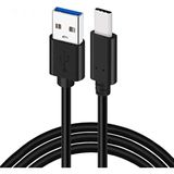 Cabo Usb C Preto Turbo Compatível Com Samsung S22