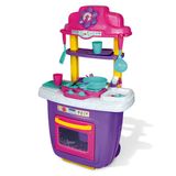 Cozinha Portátil Rosa Maral Brinquedos Playset Infantil