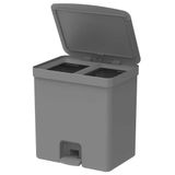 Lixeira De Cozinha 35,5cm X 35,5cm Ou 20l Com Pedal