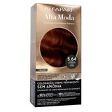 Coloração Creme Permanente Alfaparf Alta Moda Vegano Sem Amônia 5.64 Vermelho Acobreado