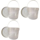 Balde 2.2 Litros Para Jardinagem 3 Peças