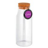 Garrafa Em Vidro 800 Ml Gaia Topget - Natural