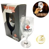 Taça Tulipa 330ml Chopp Vinho Time Escudo Vasco Da Gama Selo