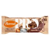 Barra De Proteína Flormel Pro Whey Mais Colágeno 11g De Proteína Cappuccino Recheio Doce De Leite 35g