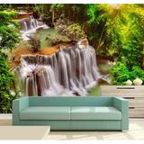 Papel De Parede - Painel Adesivo Cachoeira 3d 2m² Na 043