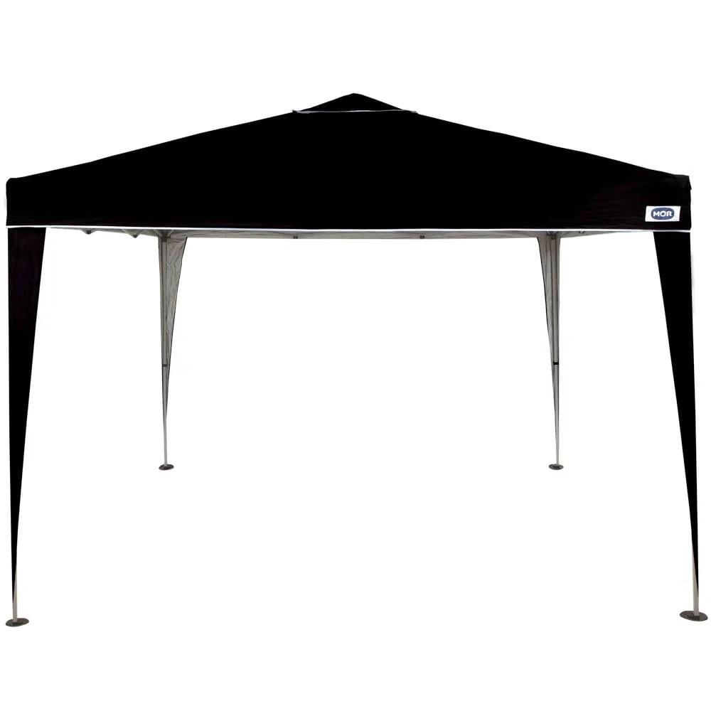 Tenda Gazebo Preto Em Poliéster 3x3 Metros Dobravel X-flex 003576 Mor