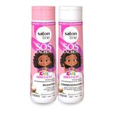 Kit Shampoo E Condicionador Sos Cachos Kids Salon Line 300ml