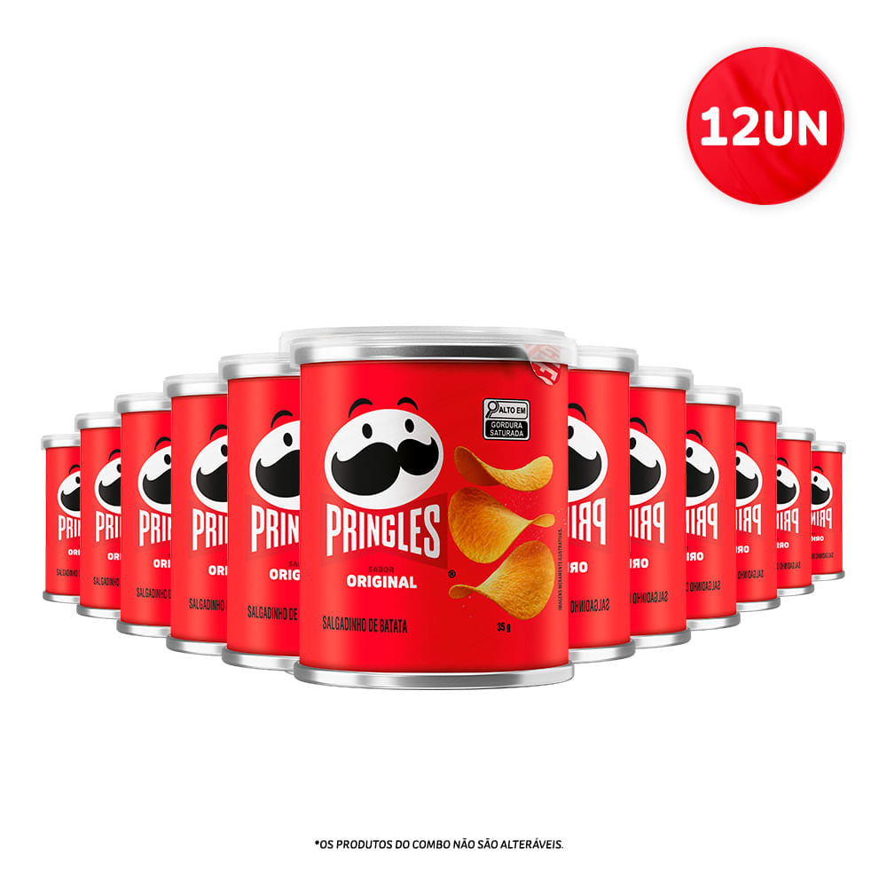 Kit Batata Pringles® Original 35g 12 Unidades