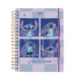 Caderno Smart Colegial Stitch 80 Folhas 10 Divisórias Dac