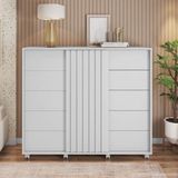 Cômoda Caemmun Pegasus 2 Portas 5 Gavetas